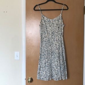 Floral sundress with fit-and-flare silhouette